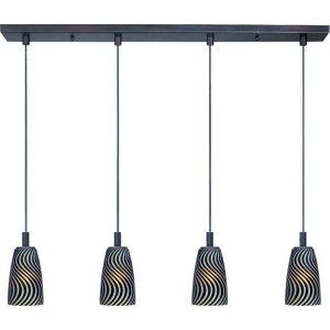 ET2 Lighting ET2 E93044 51BZ Bronze Carte 4 Light Pendant