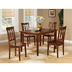 Williams Home Furnishing Espresso 5 piece Dining Table And Chairs Set Espresso Size 5 Piece Sets