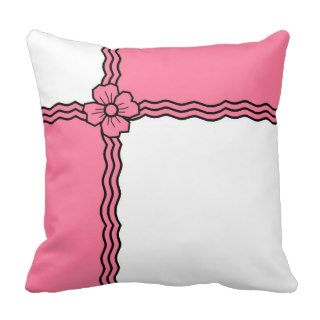chic pillow,241_3 bow on stripes