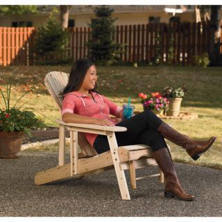 Adjustable Cedar/Fir Adirondack Chair, Model# KMGY1101  Chairs