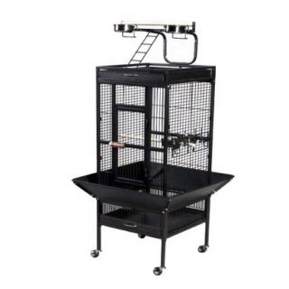 Prevue Pet Products Select Signature Wrought Iron Bird Cage   Black (Large)
