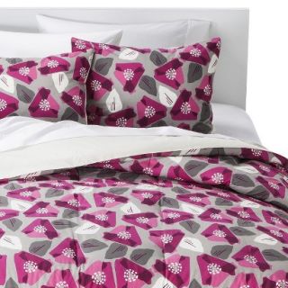 Room Essentials Triangle Floral Comforter Set   Full/Queen