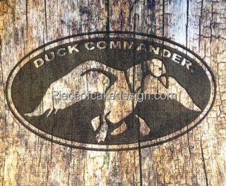 1/4 ~ Duck Commander Wooden Background Birthday ~ Edible Image Cake/Cupcake Topper  Grocery Gourmet Food Cooking Baking Supplies Icings  Grocery & Gourmet Food