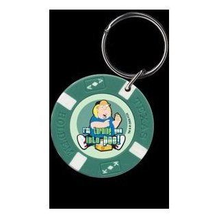 Family Guy Turned Into Poo Poker Chip Keychain FK1917 Toys & Games