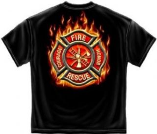 Firefighter T shirt Maltese Courage & Honor Clothing