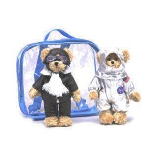 Pilot and Astronaut Plush Teddy Bear Friends Toys & Games
