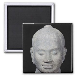 Head of King Jayavarman VII  Bayon Style Fridge Magnets