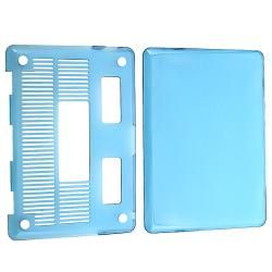 Clear Blue Snap on Case For Apple Macbook Pro 13 inch