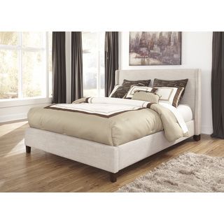 Signature Design By Ashley Signature Designs By Ashley Beige Fully Upholstered Queen Bed Beige Size Queen