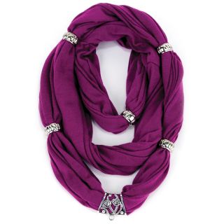 Laliberi Eternity Bail Scarf plum