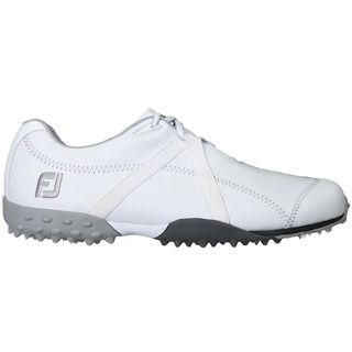 Footjoy Womens M Project White Leather Spikeless Golf Shoes