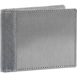 Stewart Stand Bill Fold Stainless Steel Wallet   RFID (Silver) at  Mens Clothing store