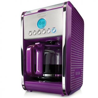 Bella Dots Programmable 12 Cup Coffee Maker   Purple