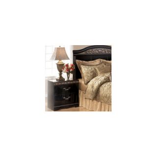 Wildon Home ® Park Nightstand in Deep Glossy Black B104 92