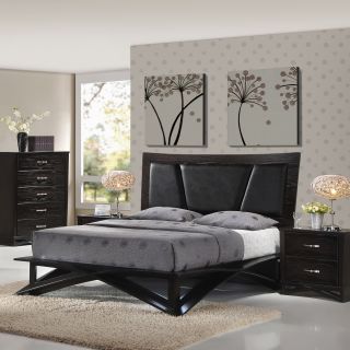 Global Furniture Usa Fairmont Dark Walnut Queen Bed Brown Size Queen