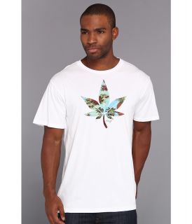 Boast Floral Leaf Logo T Shirt Mens T Shirt (White)