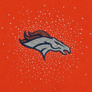 Meesh & Mia Women's NFL Bling Logo Cowl Neck Sweater   Broncos