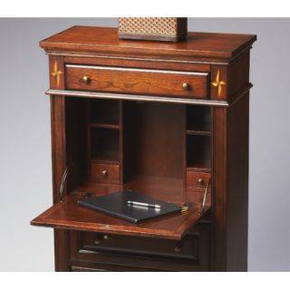 Butler Plantation Cherry Secretary with 3 Drawers