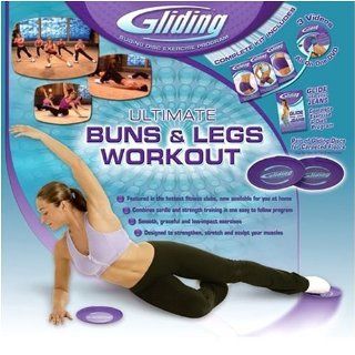GLIDING DISCS ULTIMATE BUNS AND LEGS WORKOUT AS SEEN ON TV  Sports & Outdoors
