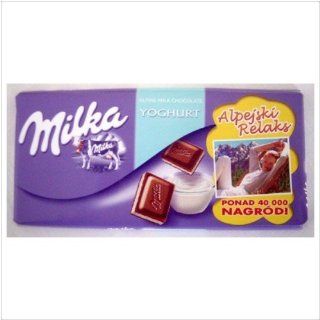 World's Best Milka Chocolate   Yogurt, 10 Bars  Candy And Chocolate Multipack Bars  Grocery & Gourmet Food