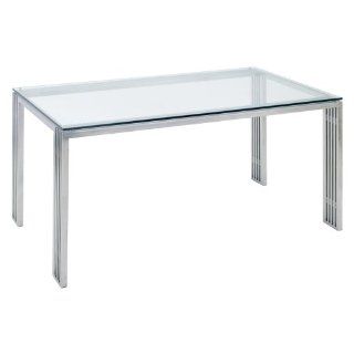 Quasi Dining Table in Silver  
