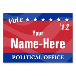 VOTE   Political Campaign Business Cards