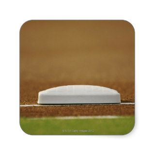 Baseball base sticker