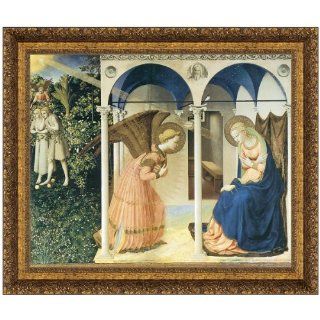 The Annunciation Altarpiece, 1426, Canvas Replica Painting Large   Oil Paintings