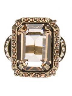 Lanvin Faceted Gem Ring