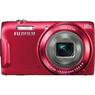 Fujifilm FinePix T550 16 Megapixel Compact Camera   Red Fujifilm Point & Shoot Cameras