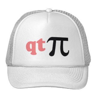Math Humor   Cute Tee Pi Trucker Hat