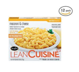 Nestle Stouffers Lean Cuisine Macaroni and Cheese, 10 Ounce    12 per case.  Packaged Macaroni And Cheese  Grocery & Gourmet Food