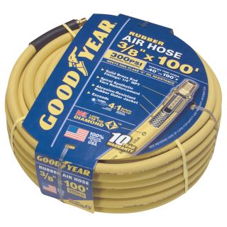 Goodyear Rubber Air Hose — 3/8in. x 100ft., 300 PSI, Model# 46546  Air Hoses   Reels