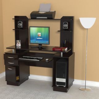 Inval Computer Workcenter with Hutch