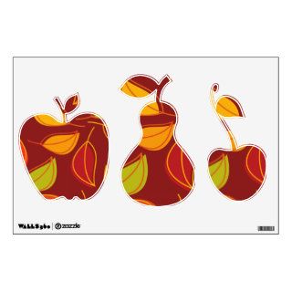 Autumn Leaves (Leaf)   Orange Yellow Red Green Wall Stickers