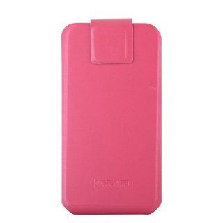 Kooso   PU Case for Apple iPhone 4/4S   Koka Flip   (Pink)   KOAPIP4SEF1PK Cell Phones & Accessories