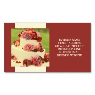 Cake Designer or Wedding Business Cards