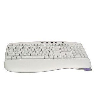 Logitech Deluxe Plus 104 Key PS/2 Keyboard (Beige) Computers & Accessories