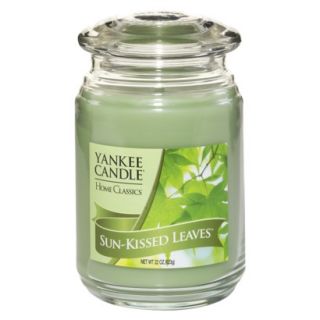 Yankee Candle Company Green Sunkissedleaves Jar