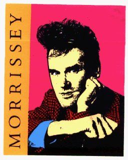 Morrissey   Drawn Face Shot with Logo   Sticker / Decal Automotive