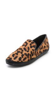 Steven Cluch Haircalf Flat Loafers