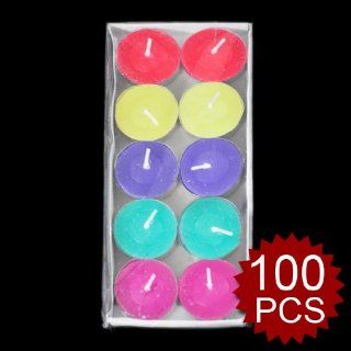Shop Assorted Colors Unscented Candles, Tea light Candles, Burning 1.5 2 Hours, 100 Pcs/Set at the  Home Dcor Store. Find the latest styles with the lowest prices from Oparty