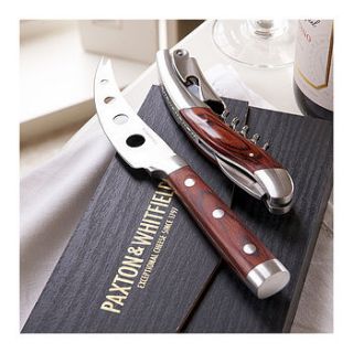 cheese and sommelier kit by men's society