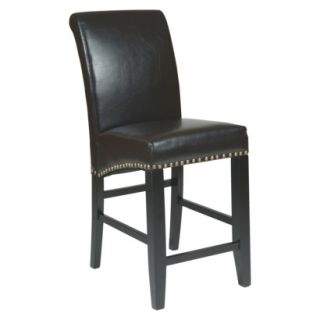 Office Star 24 Parsons Pub Chair with Nailheads