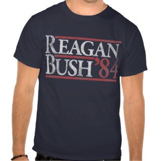 Reagan Bush 84 1984 vintage retro campaign Shirt