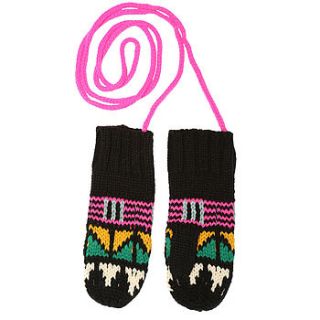 graphic fairisle mittens by lowie