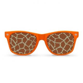 GIRAFFE orange Party Wayfarer Sunglasses Clothing