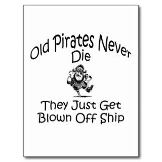 old pirates never die theypost cards