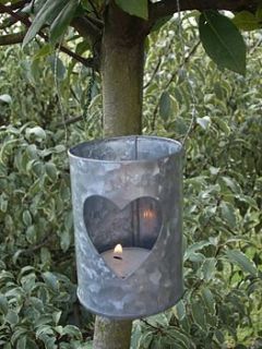 love heart wedding tealight holder by the hiding place