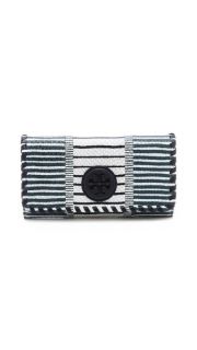 Tory Burch Marion Patchwork Envelope Continental Wallet
